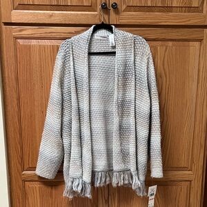 Alfred Dunner Multicolor Open-Front Cardigan, NWT, Size 2X